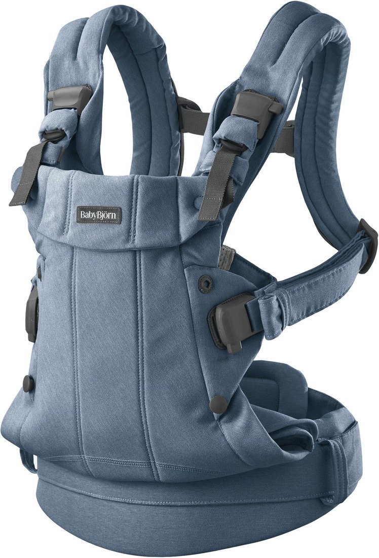 Рюкзак-переноска BabyBjorn Harmony Woven 0880.33 (blue melange)