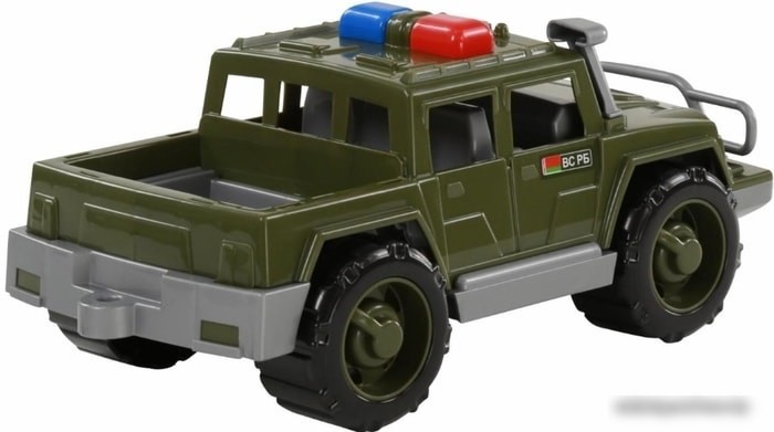 Игрушечный транспорт Полесье Пикап военный патрульный Защитник BY 63625
