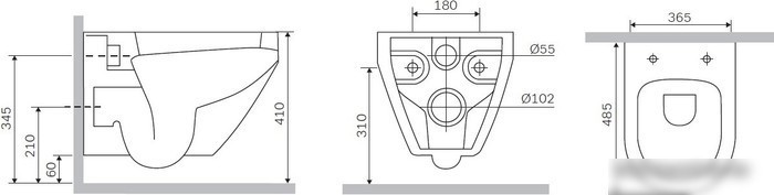Унитаз AM.PM Spirit V2.0 C701700SC