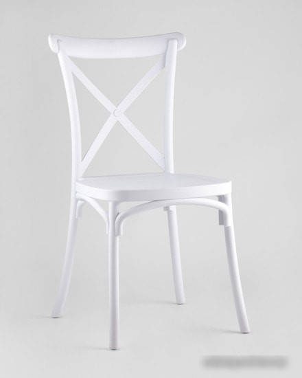 Стул Stool Group Кроссбэк пластиковый (белый)