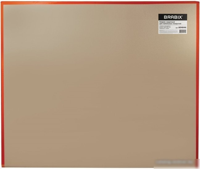 Коврик защитный Brabix 100x120 см 604846 (глянец)