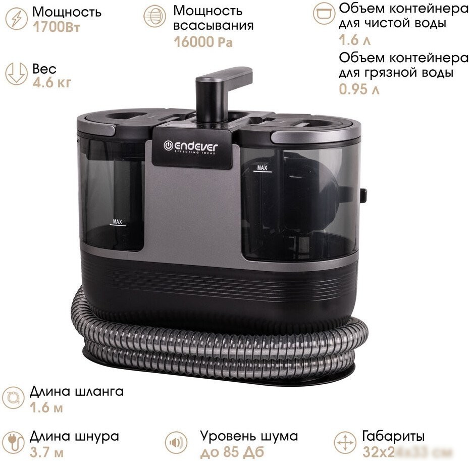 Пылесос Endever SkyClean VC-110 (черный)