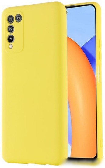 Чехол для телефона Case Cheap Liquid для Honor 10X Lite (желтый)