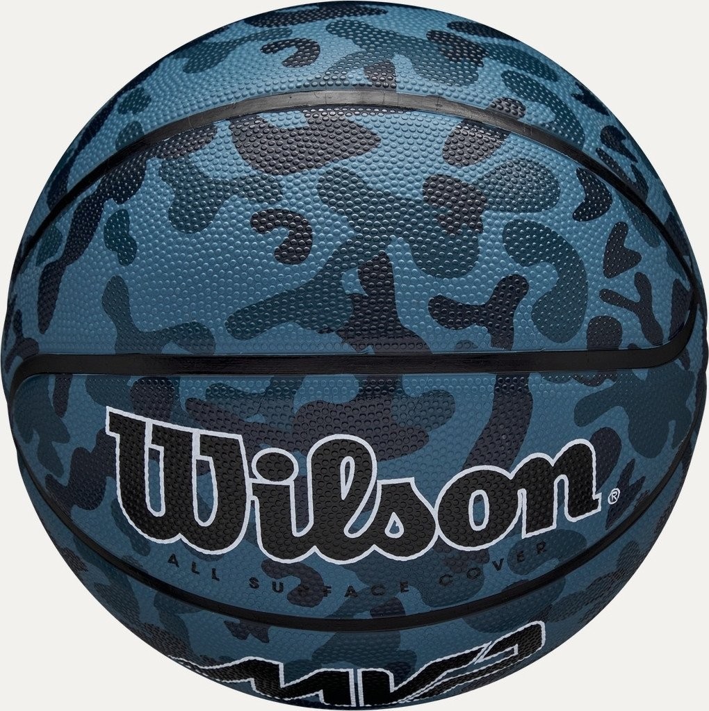 Баскетбольный мяч Wilson MVP Camo Blue WZ3018702XB6 (6 размер)