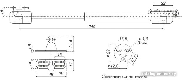 Газ-лифт Boyard GL105GR/80/1