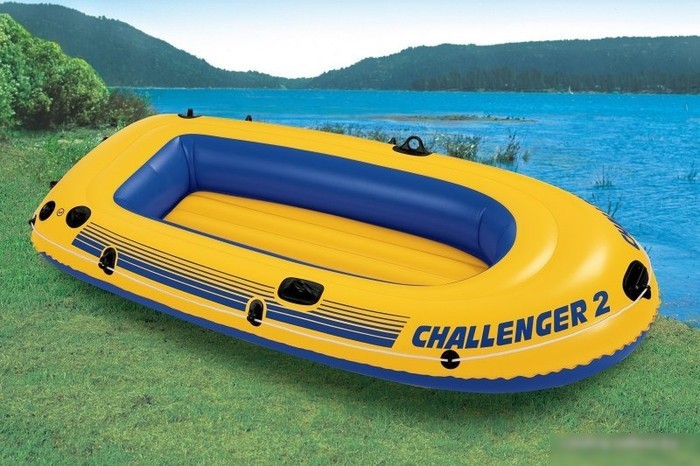 Гребная лодка Intex Challenger 2 Set (Intex-68367)