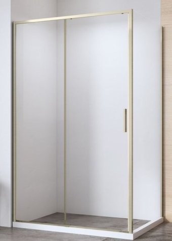 Душевой уголок Aquanet Pleasure Evo 100 AE65-100x100-GBT (золото брашированное/никель)