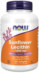 БАД Now Foods Sunflower Lecithin 1200 мг (100 капсул)