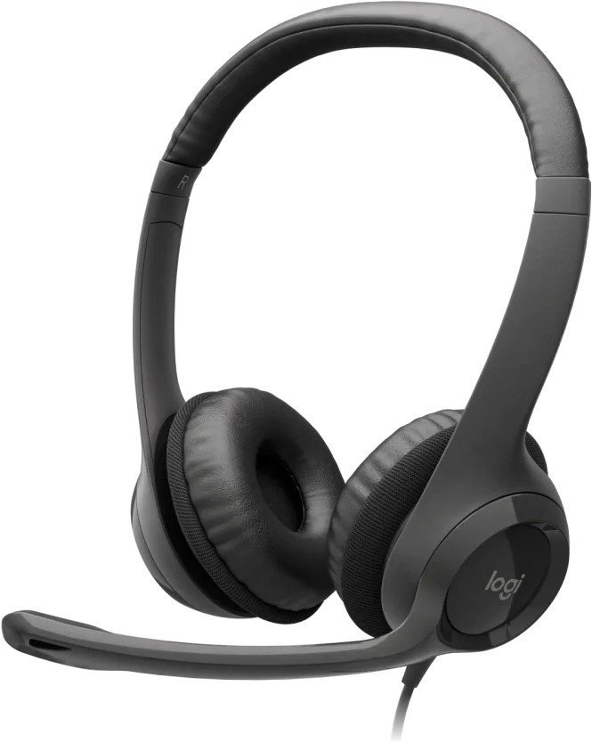 Офисная гарнитура Logitech H390 (черный)