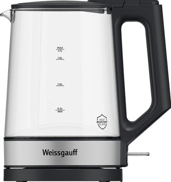 Электрический чайник Weissgauff WK 1700 EcoGlass Graphite