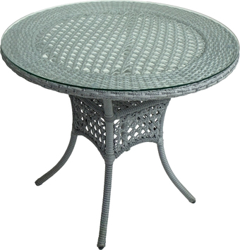 Стол Aiko Rattan Deco 5045П круглый 90х90х75 (серый)