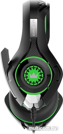 Наушники CrownMicro CMGH-102T USB (зеленый)