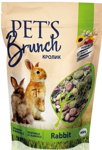 Корм для грызунов Pet's Brunch для кроликов 400 г
