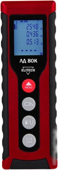 Лазерный дальномер ELITECH ЛД 80К Лазерный дальномер ELITECH ЛД 80К