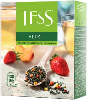 Зеленый чай Tess Flirt 100 шт