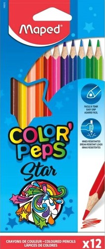 Набор цветных карандашей Maped Color Peps 183212 (12 цв)