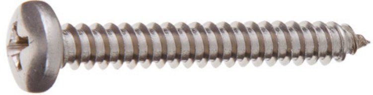 Starfix Острый Полусферическая головка 3.9х16 DIN 7981 SMZ1-61192-50 (50шт, нержавеющая сталь А2)