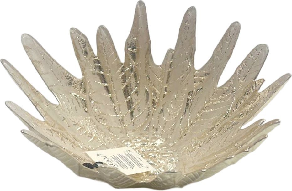 Ваза для фруктов Akcam Ледяной цветок 19311/G (22см)