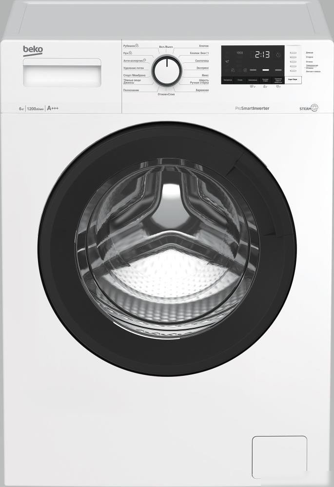 Стиральная машина BEKO WSRE6612ZAWI BY