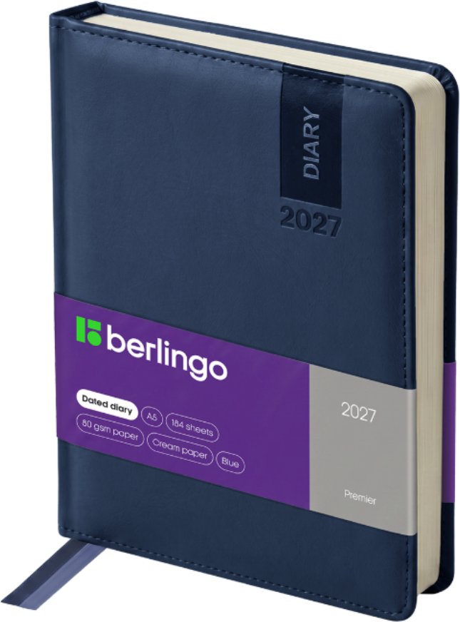 Ежедневник Berlingo Premier 2027г DD7_80501 (184л, синий)