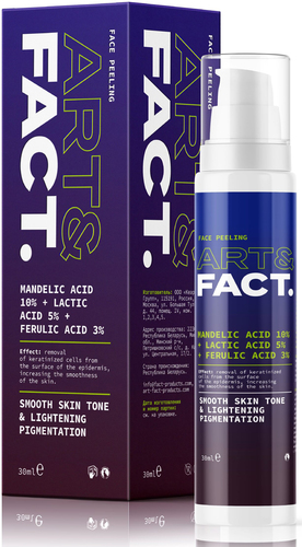 Art&Fact Пилинг для лица Mandelic Acid 10% + Lactic Acid 5% + Ferulic Acid 3% всесезонный 30 мл
