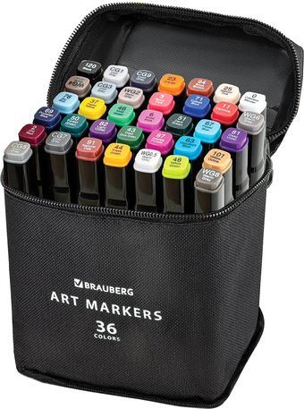 Маркер художественный BRAUBERG 152230 (36 шт)