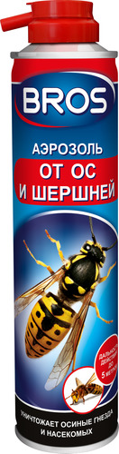 Аэрозоль от насекомых Bros от ос и шершней 300 мл