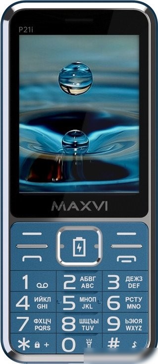 Кнопочный телефон Maxvi P21i (маренго)