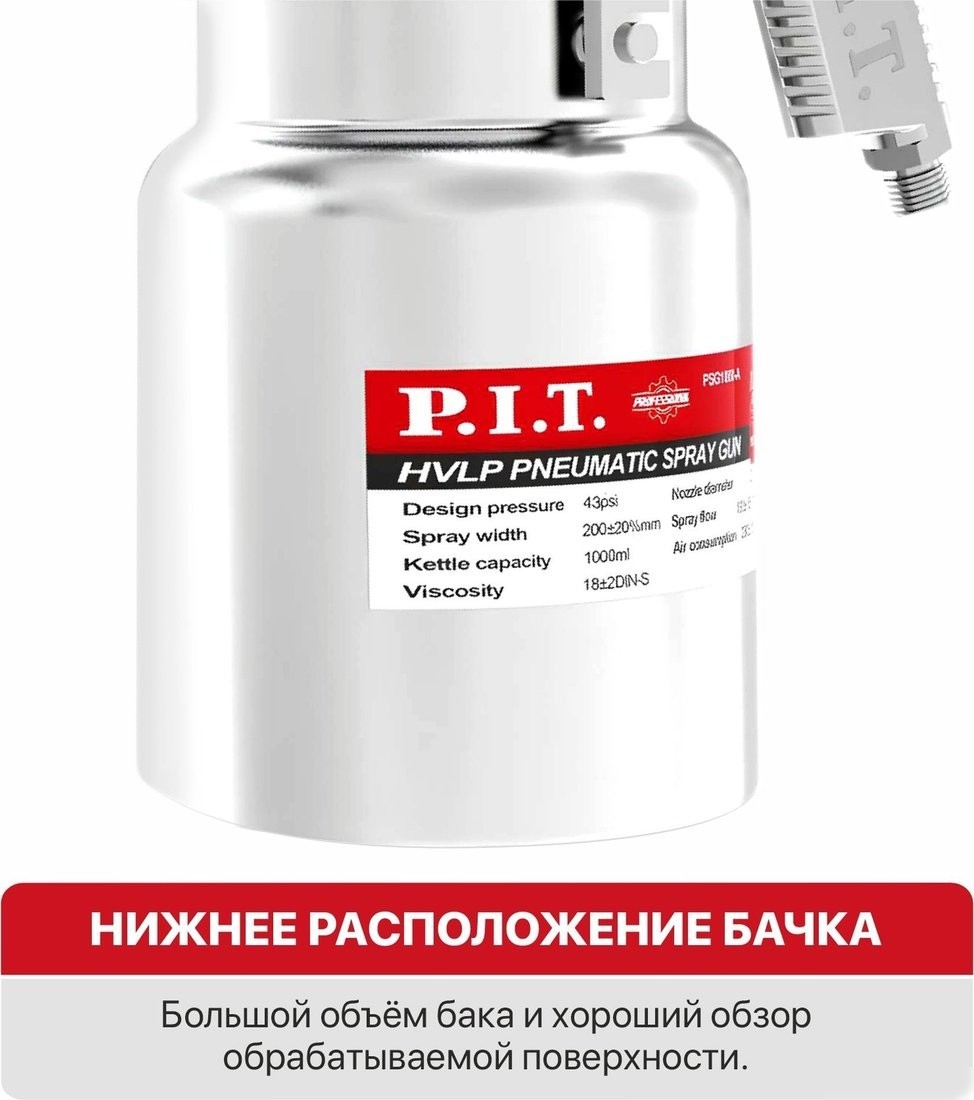 Краскопульт P.I.T. PSG1000-A