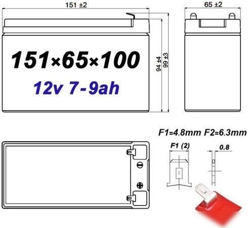 Аккумулятор для ИБП B.B. Battery HRL9-12XP (12В/9 А·ч)