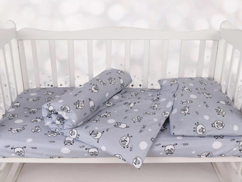 Постельное белье Amarobaby Exclusive Soft Collection AMARO-3003-SCB (101 барашек)