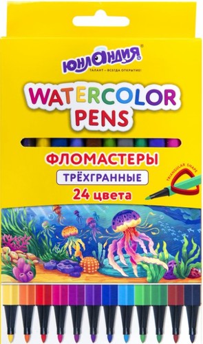 Фломастеры Юнландия Водный Мир 152183 (24шт)