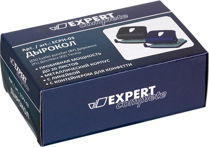 Дырокол Expert Complete ECPH-03 (черный)