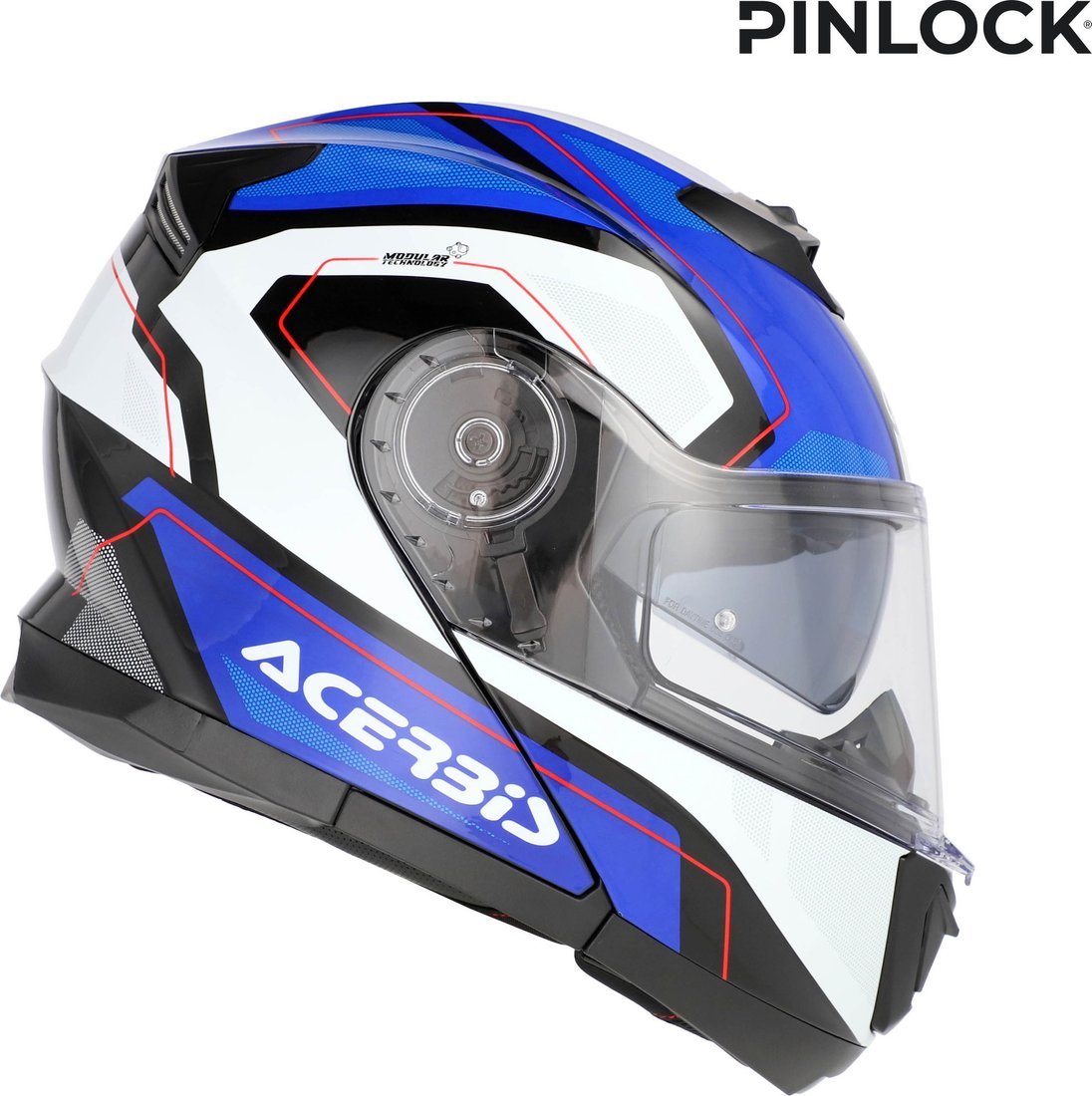 Мотошлем Acerbis Serel 22-06 0025201.245.064 (M, синий/белый)