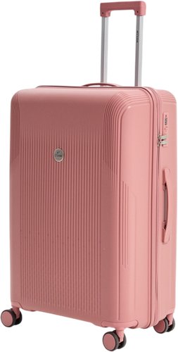 Чемодан-спиннер L'Case Riga 24 (M, розовый)