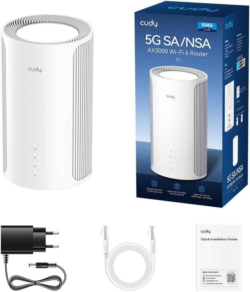 5G Wi-Fi роутер Cudy P2 2.0