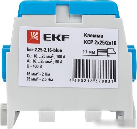 Клемма EKF PROxima KSR-2.25-2.16-Blue
