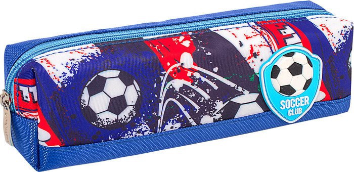 Пенал Юнландия Football 270270 (синий)