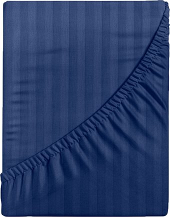 Постельное белье Verossa Stripe на резинке 200x200x30 784531 (Indigo)