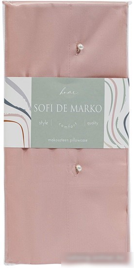 Постельное белье Sofi De MarkO Premium Mako 70х70 Нав-Пм-роз-70х70 (розовый)