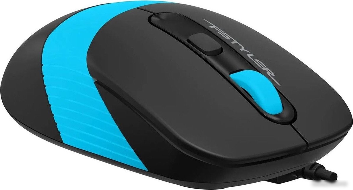 Мышь A4Tech Fstyler FM10S (голубой/черный)