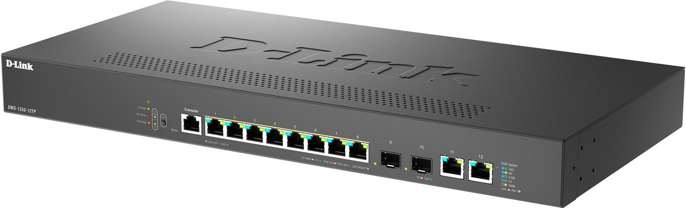 Управляемый коммутатор 2-го уровня D-Link DMS-1250-12TP/A1A/6KV