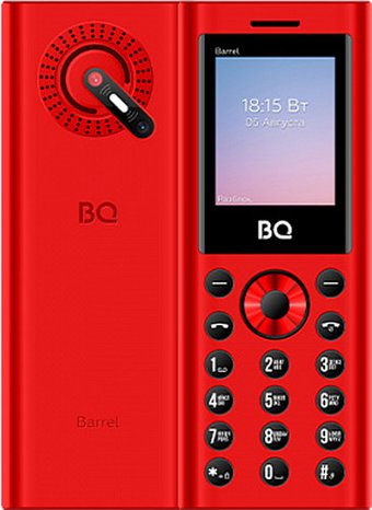 Кнопочный телефон BQ BQ-1858 Barrel (красный)