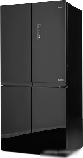 Четырёхдверный холодильник CENTEK CT-1756 NF Black Glass