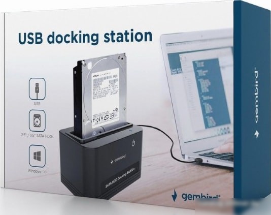 Бокс для накопителей 2.5" и 3.5" Gembird HD32-U2S-5