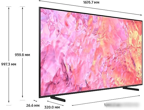 Телевизор Samsung QLED 4K Q60C QE85Q60CAUXCE