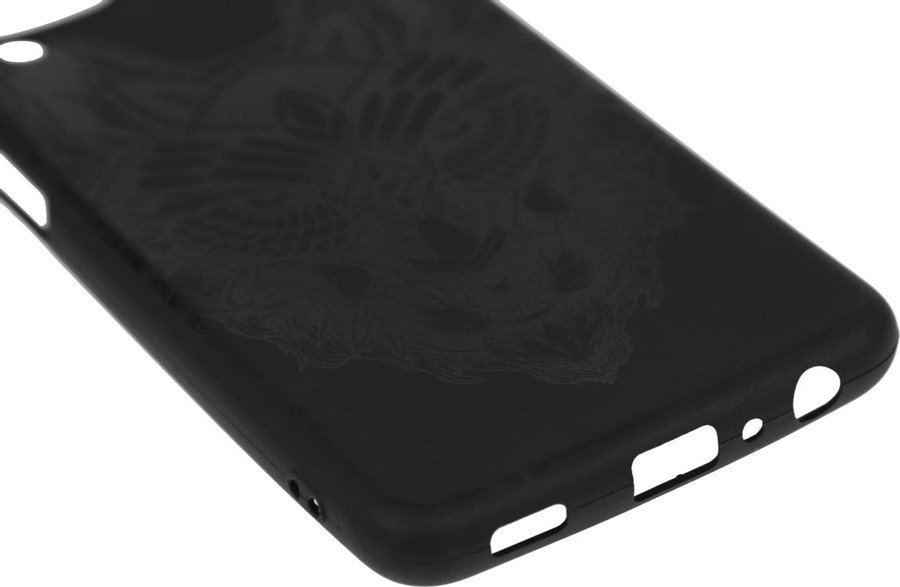 Чехол для телефона BoraSCO ArtWorks для Samsung Galaxy A03 51067 (черный/рисунок)