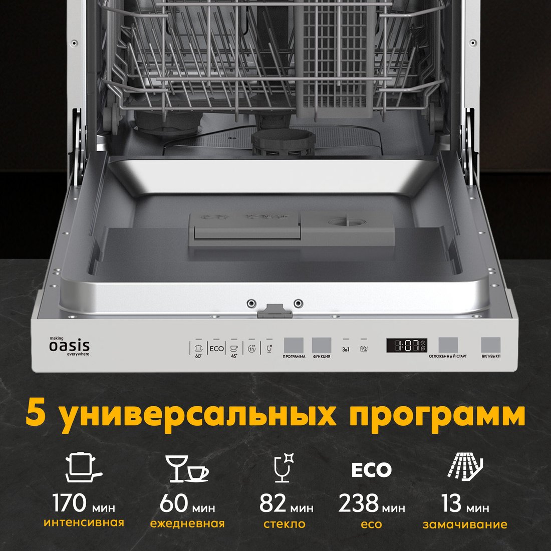 Встраиваемая посудомоечная машина Making Oasis Everywhere PM-9V5S