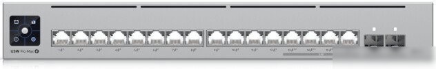 Управляемый коммутатор 3-го уровня Ubiquiti UniFi Switch Pro Max 16 PoE