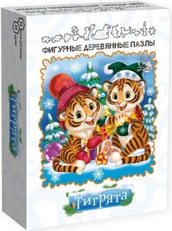 Пазл Нескучные игры Тигрята 8430